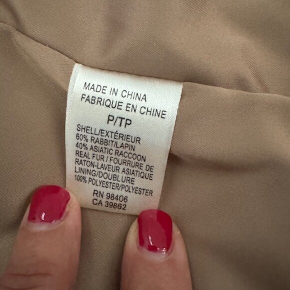 Theory Rabbit/Raccoon Fur Vest - Picture 7 of 9